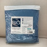 The Big One Easy-care 3-PC Sheet Set Frontier Blue Size Twin 275 Thread Count. Fixed Price $22.00.
