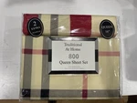 Traditional At Home 6-PIECE Queen Sheet Set. Fixed Price $22.99.
