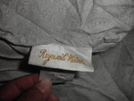Raymond Waites Queen Flat & Fitted Sheets 98"X102" Cotton Sateen Gray Paisley. Fixed Price $44.00.