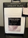 New Wamsutta Dream Zone Sateen White 400 Tc Piece Cotton King Sheet Set. Fixed Price $144.99.