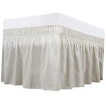 Elegant Decor 100% Egyptian Cotton Bed Skirt - 9" Drop Wrap Around Luxury. Fixed Price $40.42.