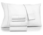 Fairfield Square White Brookline 1400 Thread Count 6 Pc. Sheet Set KING.R12. Fixed Price $45.00.
