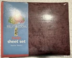 Fruit The Loom 2000 Twin Sheet Set New Old Stock Rn 76706 Soft Tones. Fixed Price $19.99.