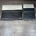 Vtg Westpoint Pepperell Celebration No Iron Twin Flat/pillow Sheet Coal Grey Set. Fixed Price $19.99.