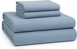 Lane Linen Cotton Flannel Size Sheets Set - Brushed Queen, French Blue. Fixed Price $72.60.
