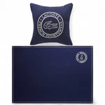 Lacoste Sportswear Cotton Decorative Pillow, 16" And Throw 50 X 70 Set. Fixed Price $109.95.