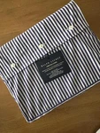 Ralph Lauren Organic Cotton Shirting Stripe Blue/white King Flat Sheet Only New. Fixed Price $129.99.