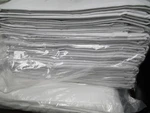 24 New White Hotel King Flat Sheets Size 108 X 110 T-180 Elite Premium Percale. Fixed Price $239.95.