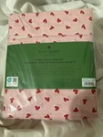 Kate Spade Queen Sheet Set 100% Cotton Pink With Red Hearts New!. Fixed Price $39.99.