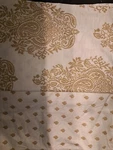 Tahari Home 20"X 26" Pillowcases Shams 100% Cotton Gold Glitter & White Nwot. Fixed Price $29.00.