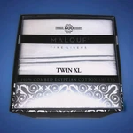 Malouf Fine Linens 600 Tc 100% Combed Egyptian Cotton Sheets Twin Xl MA06TXWHSS. Fixed Price $104.99.