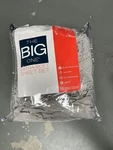 The Big One Extra Soft Sheet Set 4 Piece Queen Size Medium Gray Deep Fit. Fixed Price $30.00.
