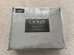 Ralph Lauren 4PC Queen Bed Sheet Set Dunham Sateen Solid 300 Tc Moss. Fixed Price $89.00.