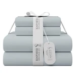 Supreme Elegance 100% Cotton Percale Sheet Set Full Soft Gray, 4-PIECE. Fixed Price $56.69.