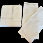 Saatva California King Sateen Modern Duvet Cover 2 Shams White 100% Organic. Fixed Price $119.00.