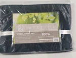 Superior Modal From Beechwood 300 Thread Bed Sheet Set, Black Twin Xl. Fixed Price $65.00.