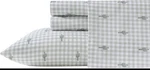 Wrangler Queen Sheet Set Western Cactus Gingham 6 Pc Microfiber Green White New. Fixed Price $39.99.