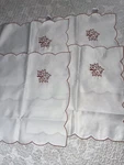 New Old Stock Domestications 4 Harvest Cutwork Fall Cloth Napkins Basket Liners. Fixed Price $12.50.
