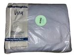 Vtg Vera Burlington No-iron Caress Ii King Fitted Sheet 78X80 Greyish Blue. Fixed Price $24.95.
