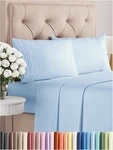 King Size 4 Piece Set - Comfy Breathable & Cooling Bed Hotel. Fixed Price $57.99.