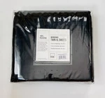 Ocm Dorm Microfiber 3 Piece Sheet Set Twin Xl Solid Black. Fixed Price $19.99.