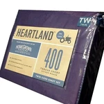 New Purple Heartland 400 Thread Count 100% Cotton Sateen-weave Twin Sheet Set. Fixed Price $49.97.