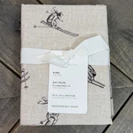 Pottery Barn Ski Run Pillowcases Set (2) King, Rustic Lodge Cabin Snow. Fixed Price $29.00.