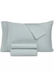 Everyday Home Trident 300 Thread Count 100% Cotton Sheet Set King Size Aqua. Fixed Price $48.45.