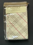 *new 1 Rare Ralph Lauren *margate Mews Khaki Plaid Euro Pillow Sham Nip. Fixed Price $34.95.