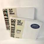Jubilee Percale 180 Full Fitted & Flat Sheet Set Staymade - White Vintage Nos. Fixed Price $26.66.