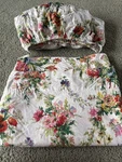 Ralph Lauren Belle Harbor Multicolor Floral Twin Size Flat & Fitted Sheets Exclt. Fixed Price $74.95.