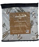 Eddie Bauer Queen Cotton Flannel Sheet Set Winter Snow Day Ski Skates Sled New. Fixed Price $79.99.