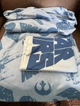 Star Wars Twin Size 3 Piece Sheet Set Blue Jay Franco X-wing Tie Fighter. Fixed Price $16.15.