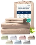 New Ella Jayne Viscose Derived From Bamboo Sheets Set 4 Pieces Queen Size, Ultra. Fixed Price $261.36.