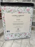 New Laura Ashley Full Sheet Set Aveline Floral Pink Rose 100% Cotton Percale. Fixed Price $69.00.