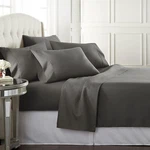 Danjor Linens 6 Pc King Sheets Set Deep Pockets, Breathable, Wrinkle Free, Gray. Fixed Price $38.69.