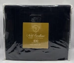 Noble Excellence Full Sheet Set Black Striped 400 Thread Ct 100% Egyptian Cotton. Fixed Price $61.00.