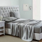 Lanest Housing Silk Satin Sheets, 4-PIECE Queen Size Bed Set With. Fixed Price $26.99.