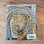 Vtg Nos Sheridan Australia 2 Standard Pillowcases Shams Maharaja Black Italy New. Fixed Price $50.00.