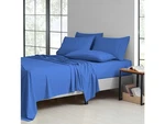 Bibb Home Rayon From Bamboo 6-PIECE Luxury Sheet Set Full Warm Blue. Fixed Price $60.61.
