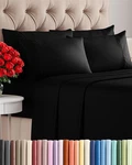 Queen 6 Piece Sheet Set Comfy Breathable & Cooling Ultra Soft Hotel Luxury .... Fixed Price $59.02.