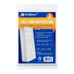 Vicmore 2 Pack Mattress Bags For Moving & Storage, 1.5 Mil Clear Plastic Matt.... Fixed Price $23.72.