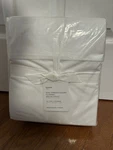 Pottery Barn 400-THREAD-COUNT Organic Percale Sheet Set Queen White. Fixed Price $109.99.