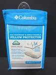 New Columbia Waterproof Pillow Protector Breathable Standard Queen Cover Case. Fixed Price $18.99.