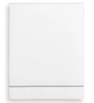 Hotel Collection Italian Percale 100% Cotton Flat Sheet, Twin, White/silver. Fixed Price $44.99.