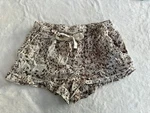 Stars Above Animal Print Brown Cream Sleep Shorts Xs. Fixed Price $5.00.
