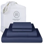 Threadmill Luxury 800 Count Queen 100% Cotton Sheets - Folkstone Blue .... Fixed Price $103.07.