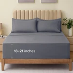 Luxclub 4 Pc Extra Deep Pocket King Set, Wrinkle Free Cooling Bed Sheet.... Fixed Price $69.74.