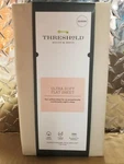 Threshold 300 Thread Count Ultra Soft Flat Sheet True Khaki, Queen. Fixed Price $17.95.