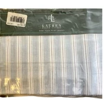 Lauren Ralph Full Flat Sheet Hope Chest Blue White Stripe 100% Cotton Nip. Fixed Price $44.95.